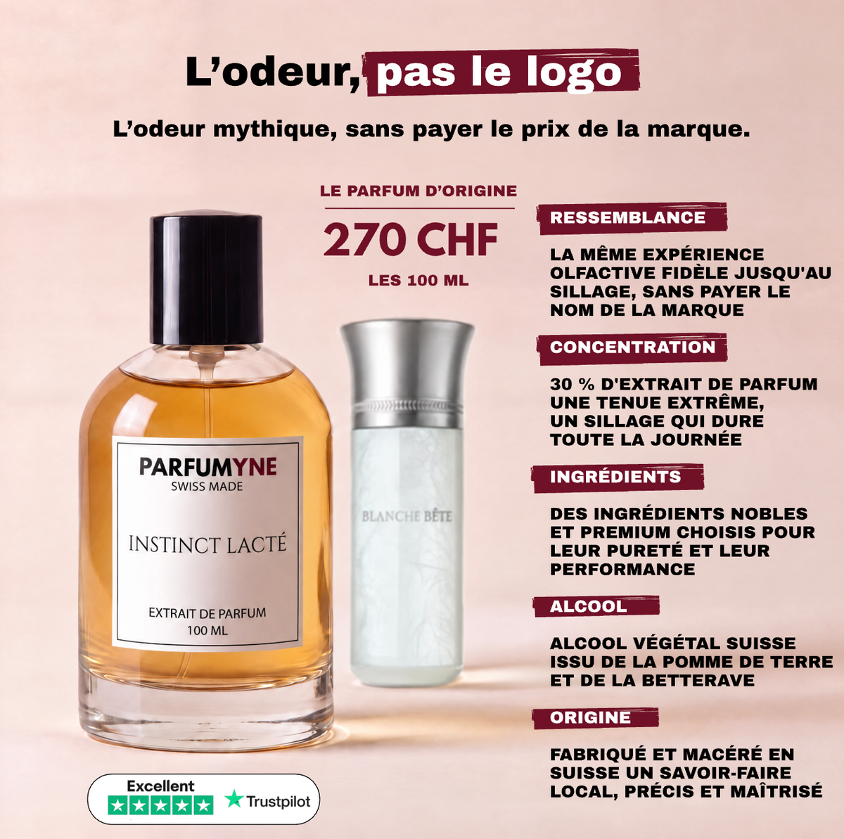 Instinct lacté 10ML